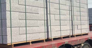 天水 芙蓉白路沿石装车