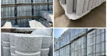 天水 芝麻白花岗岩挡车柱、隔离柱多少钱