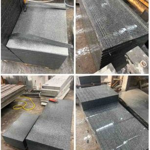 天水 芝麻黑地铺石材