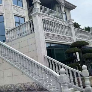 天水 芝麻白别墅，栏杆