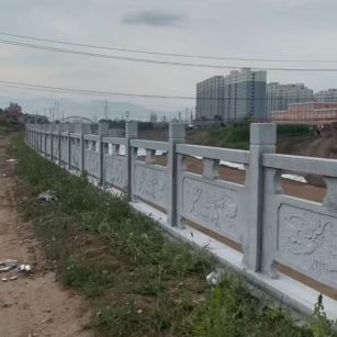 天水 石材河道栏杆