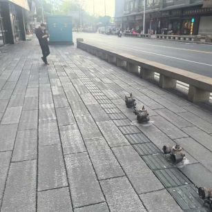 天水仿古石铺装效果