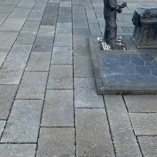 天水仿古石铺装效果