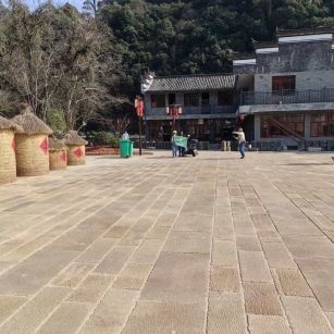 天水仿古石铺装效果