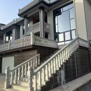 天水 芝麻白别墅阳台栏杆，楼梯栏杆