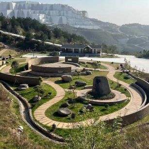 天水仿古石铺装整体效果