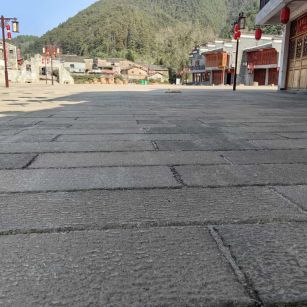 天水仿古石铺装效果