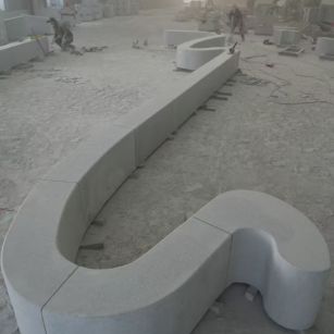 天水 花岗岩整石坐凳拼装