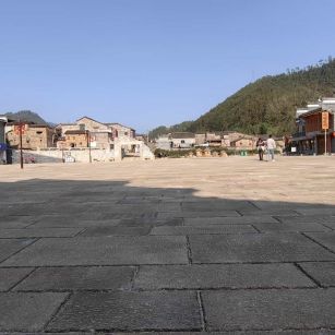 天水仿古石铺装效果