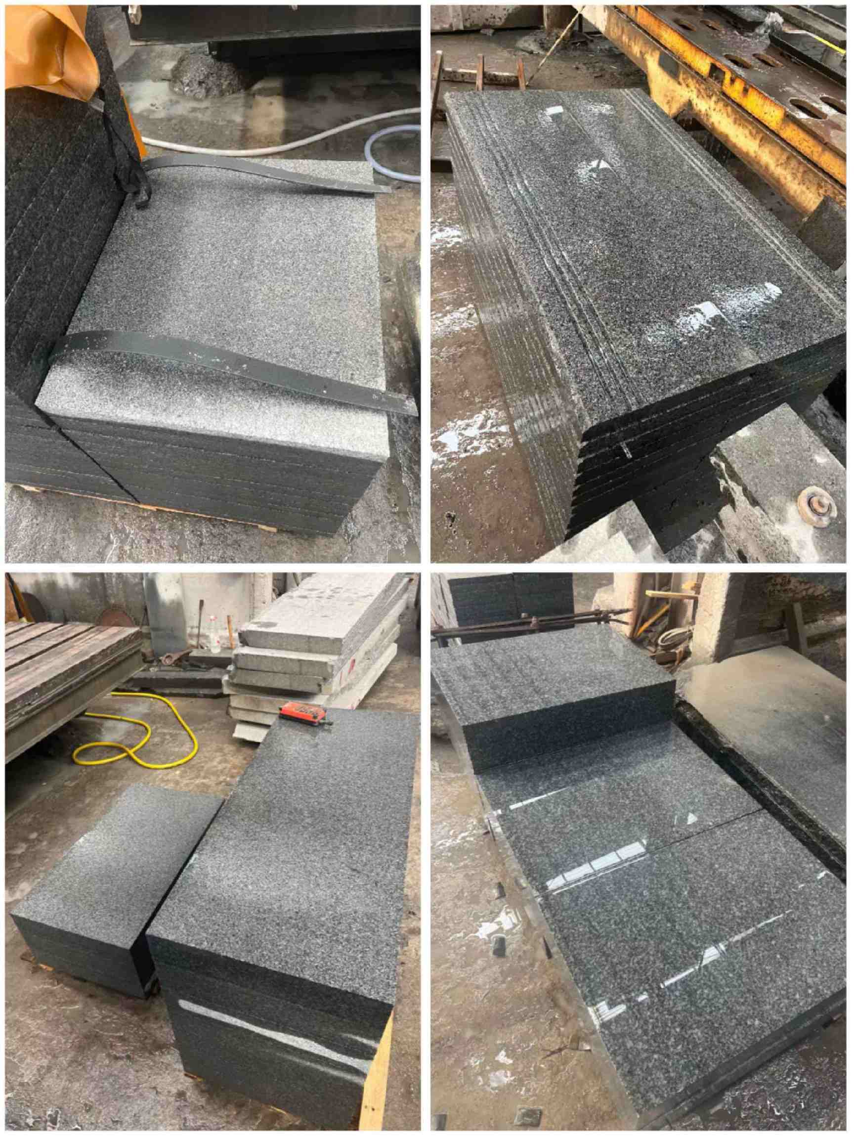 天水 芝麻黑地铺石材