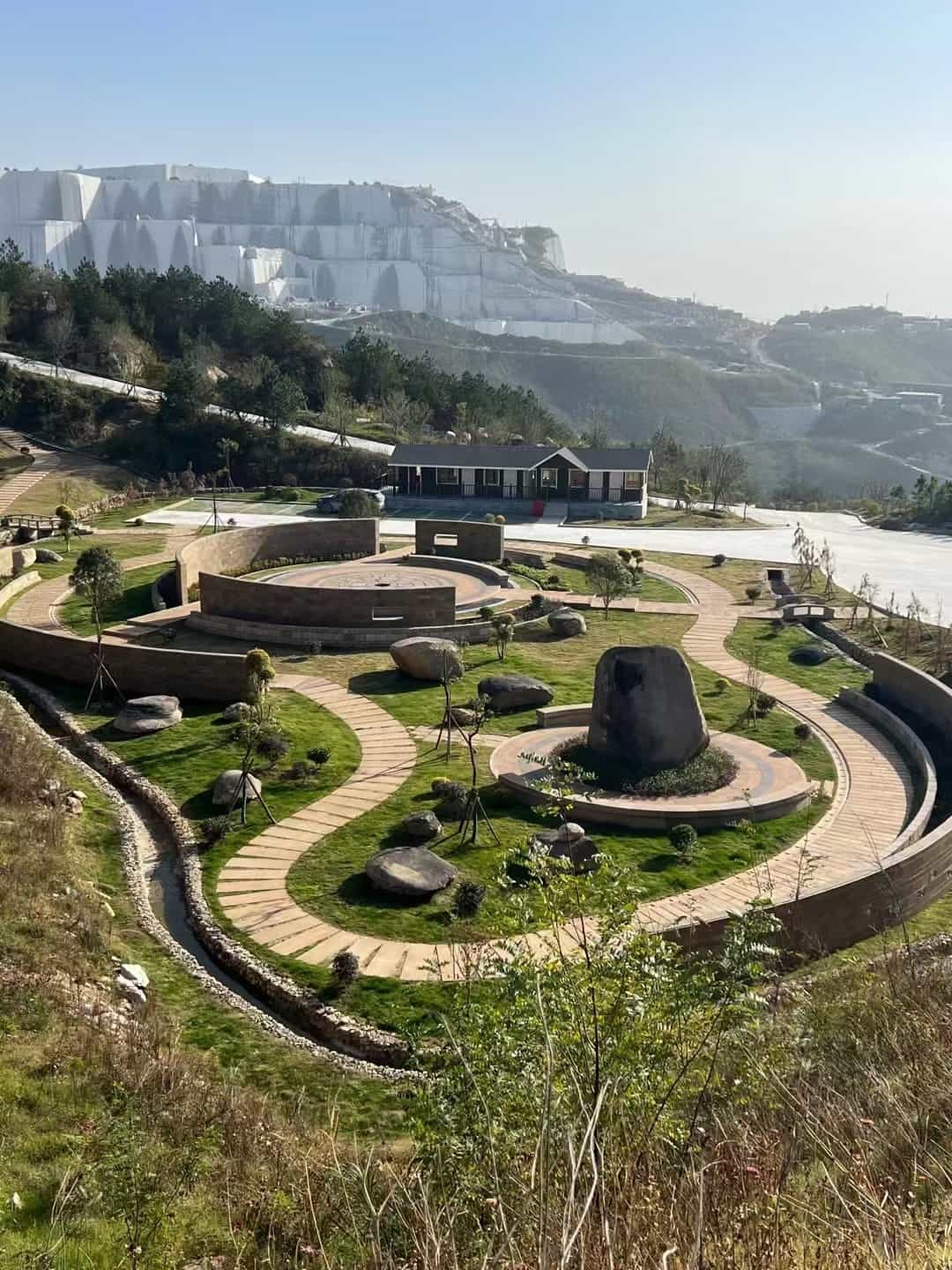 天水仿古石铺装整体效果