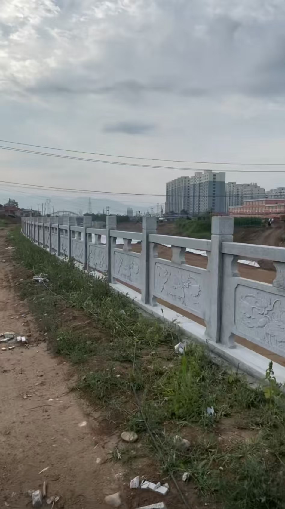 天水 石材河道栏杆