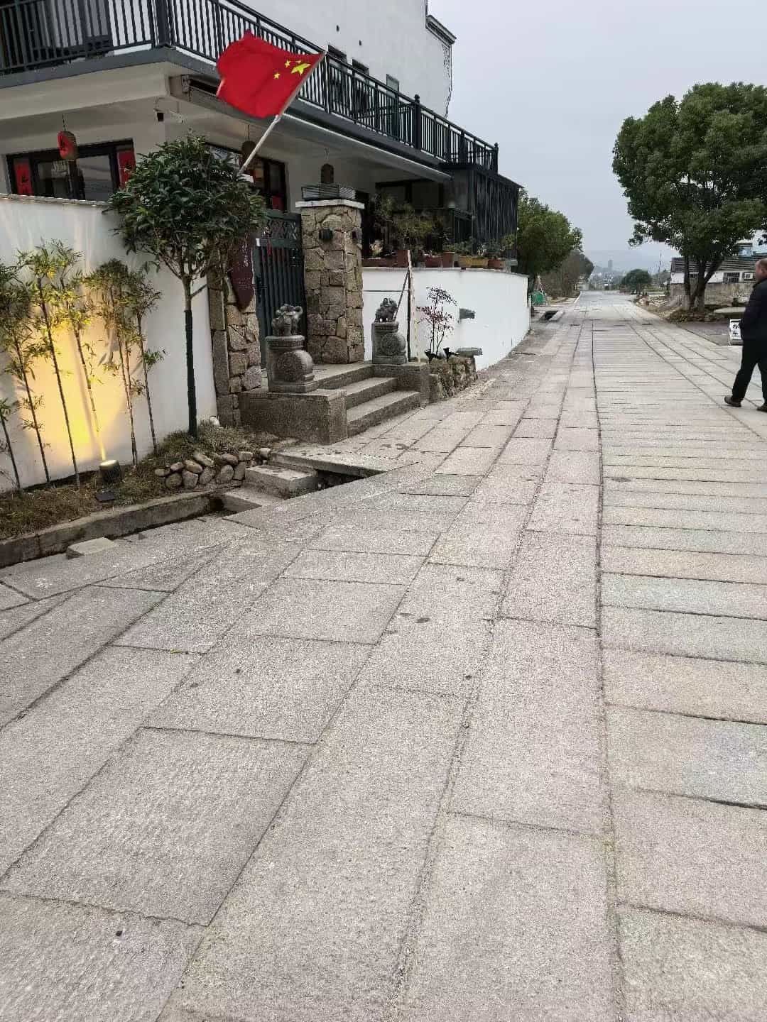 天水仿古石铺装效果