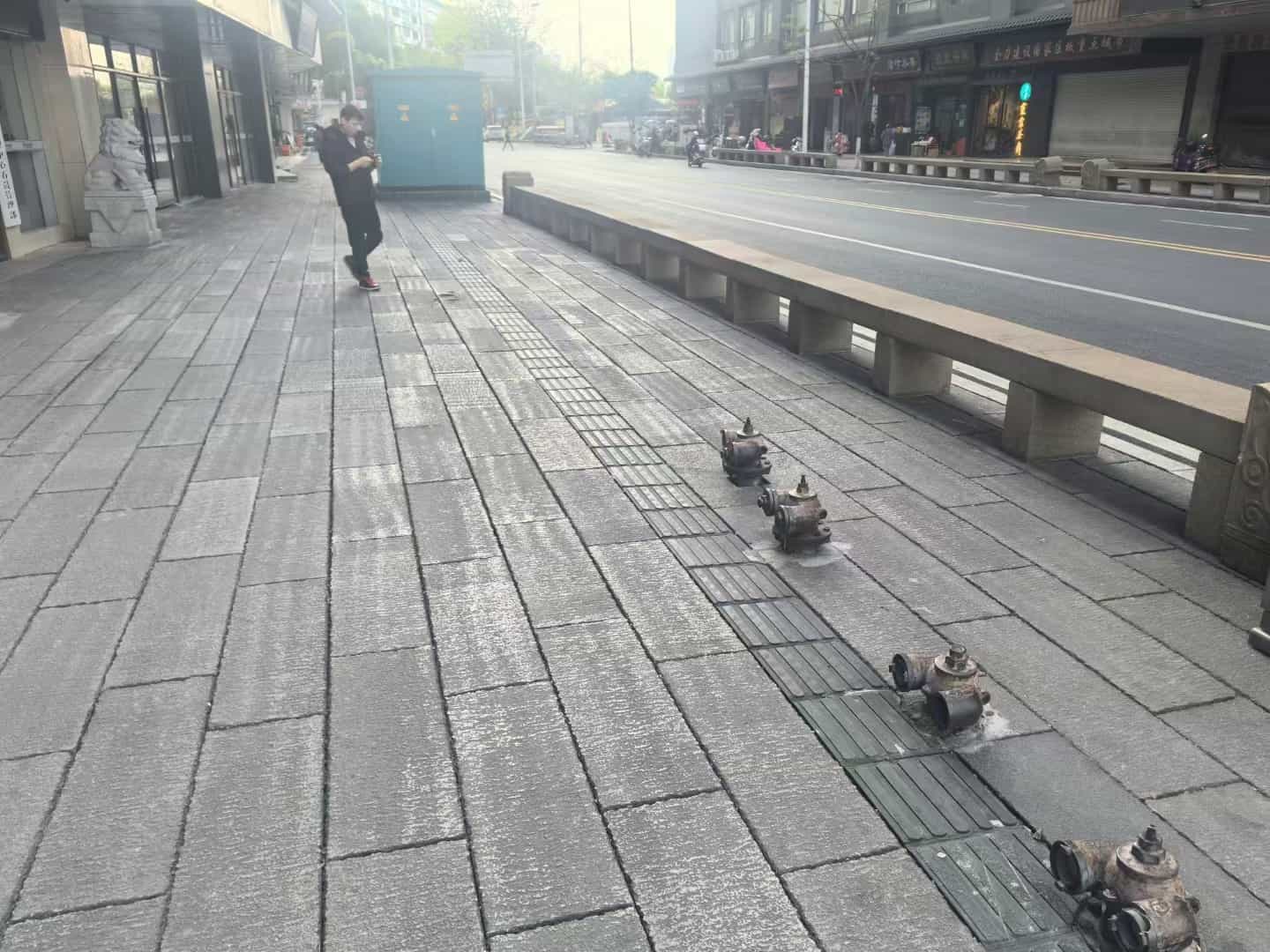 天水仿古石铺装效果