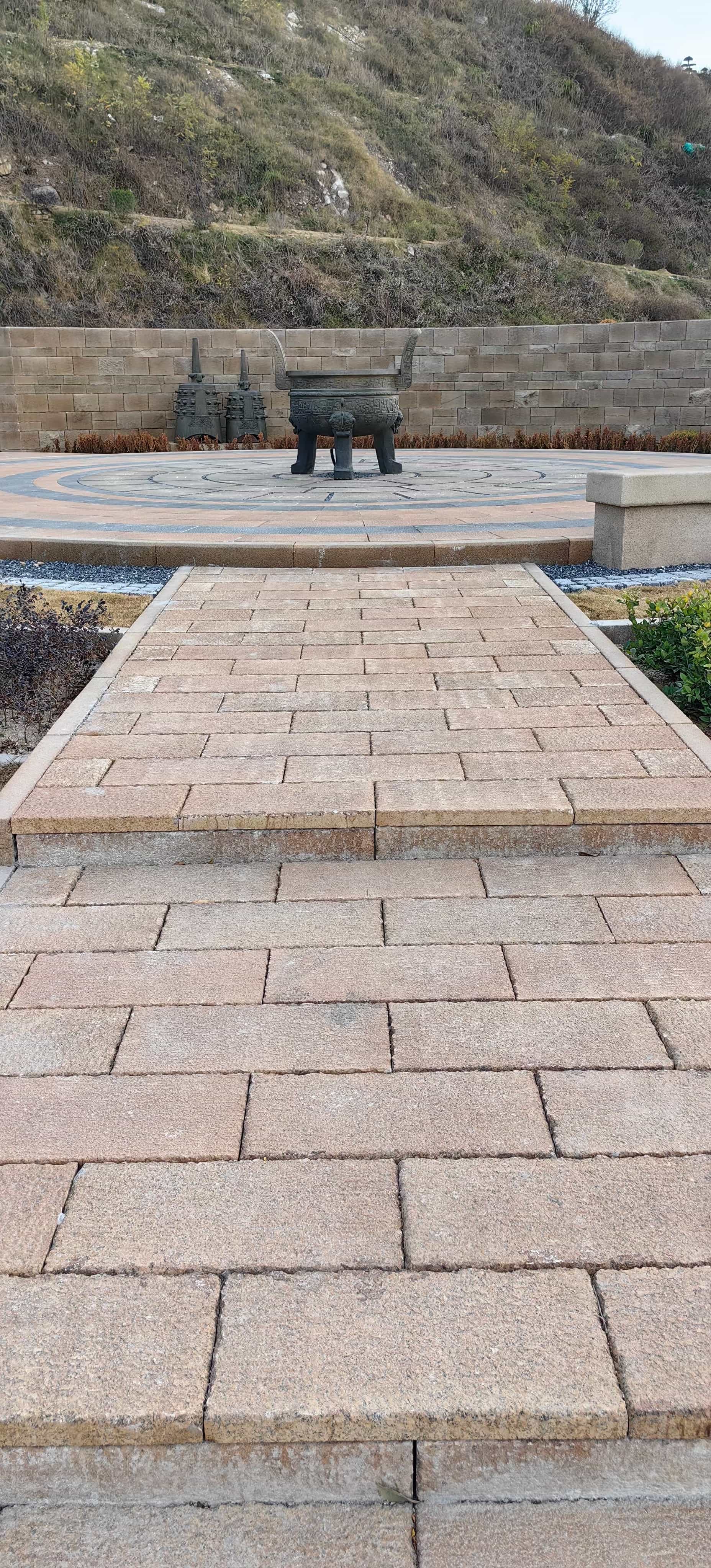 天水仿古石铺装效果