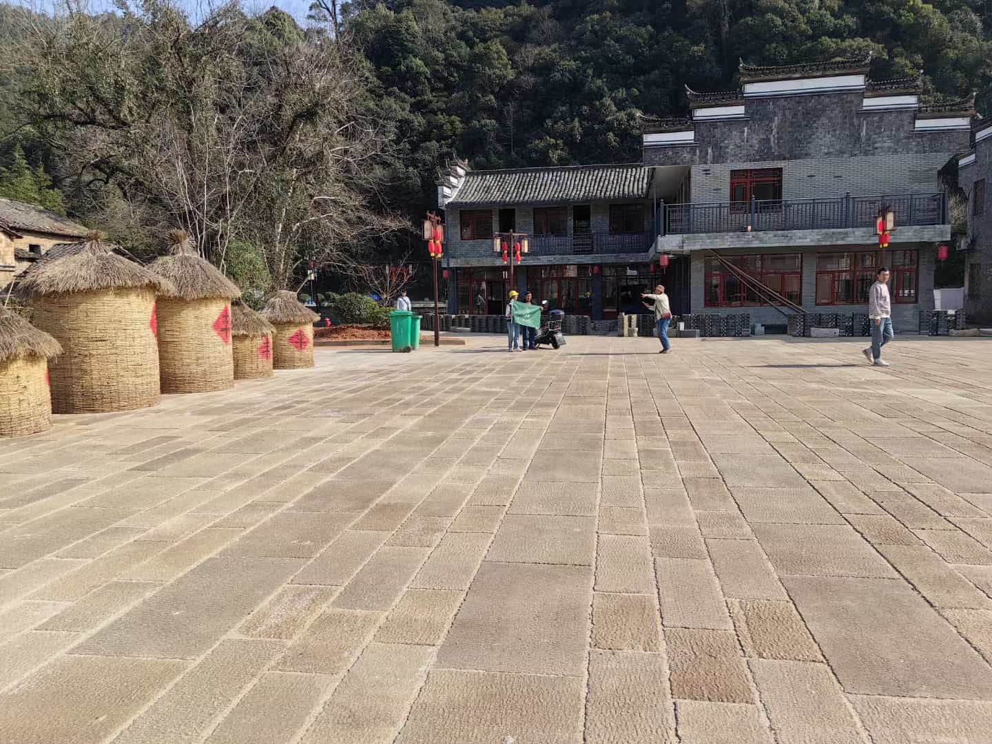 天水仿古石铺装效果