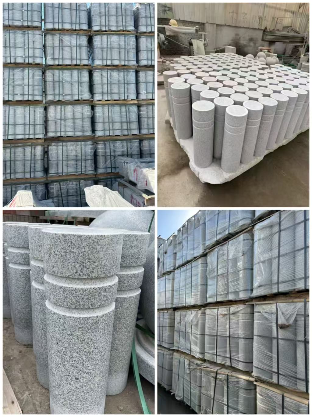 天水 芝麻白花岗岩挡车柱、隔离柱多少钱