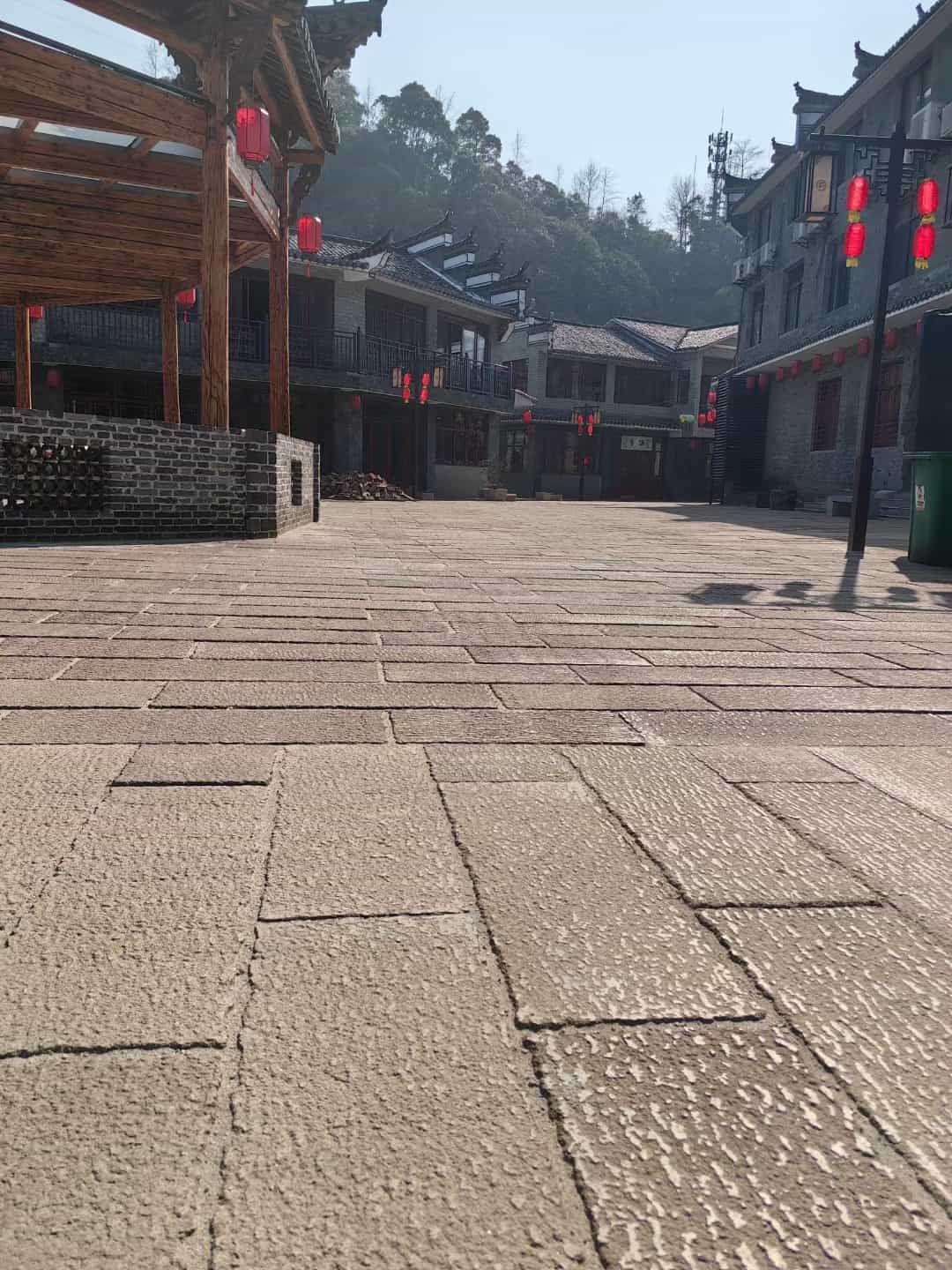 天水仿古石铺装效果