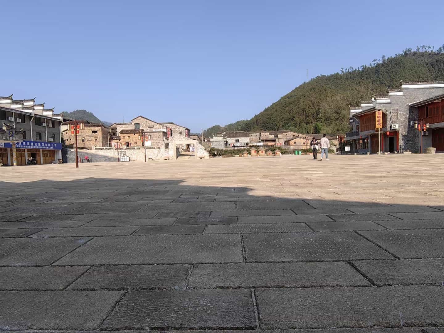 天水仿古石铺装效果