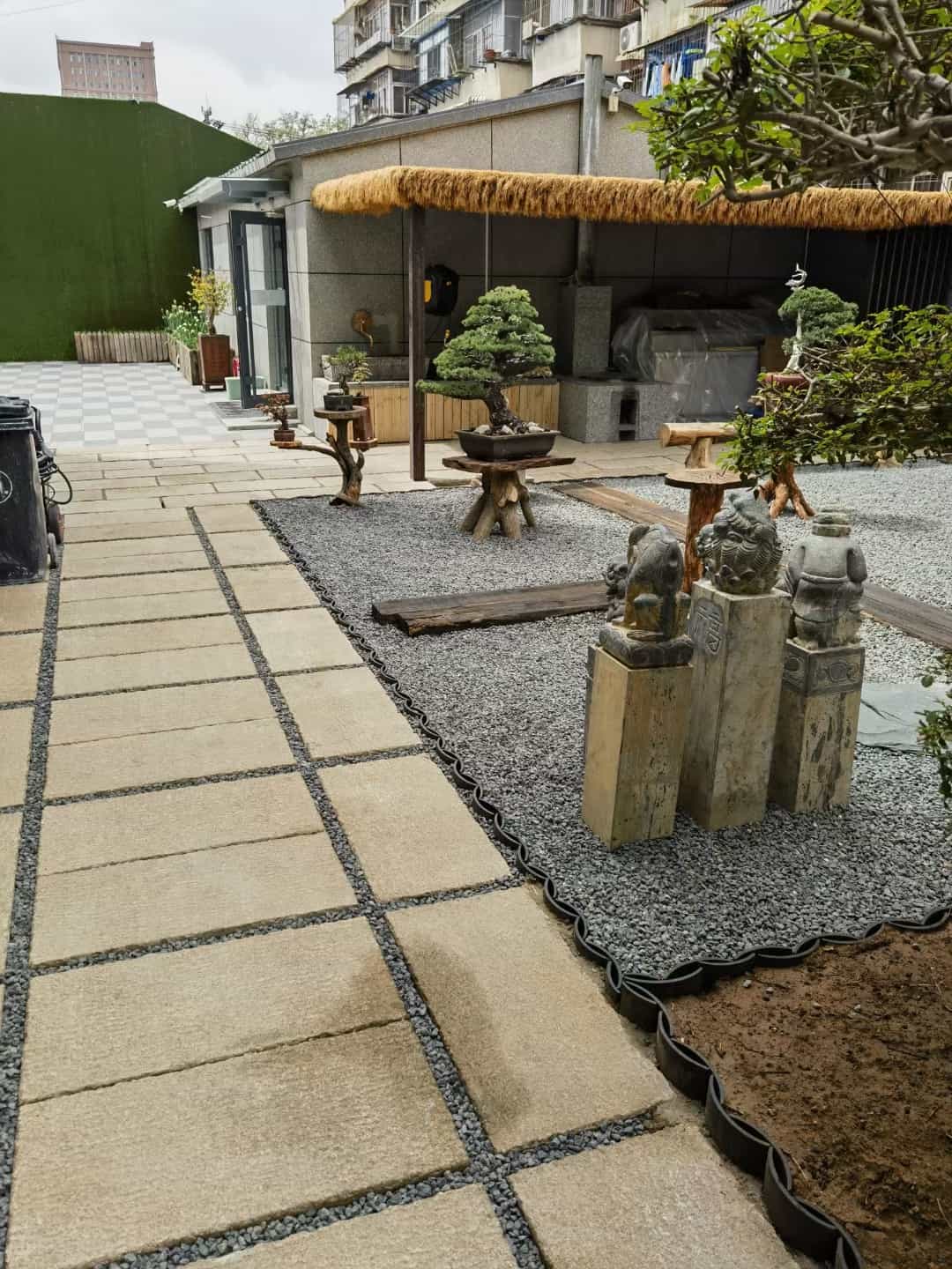 天水仿古石铺装效果