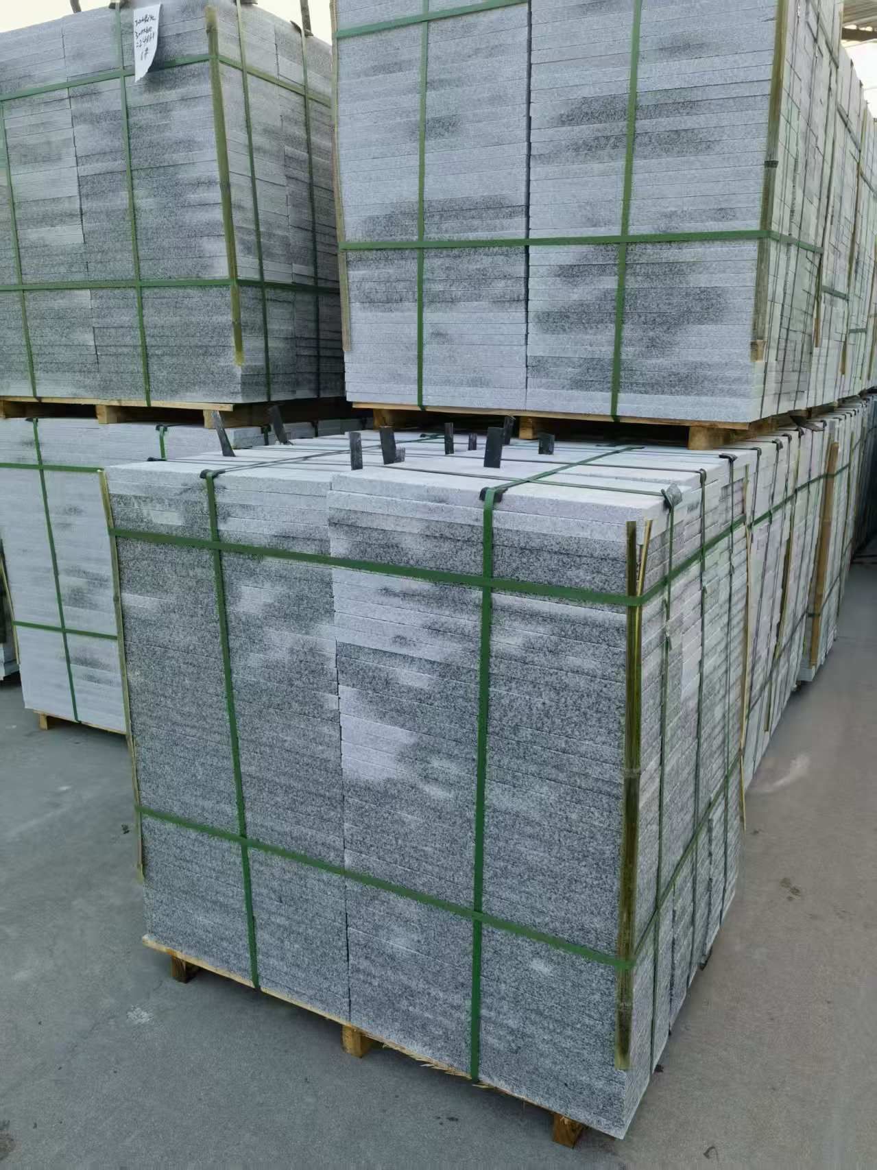 天水 芝麻白地铺石材