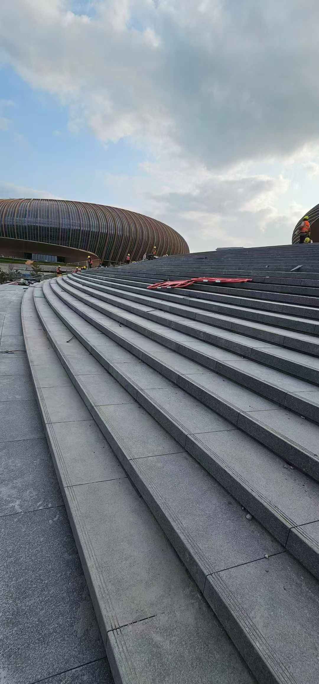 天水 弧形整石台阶铺装效果图