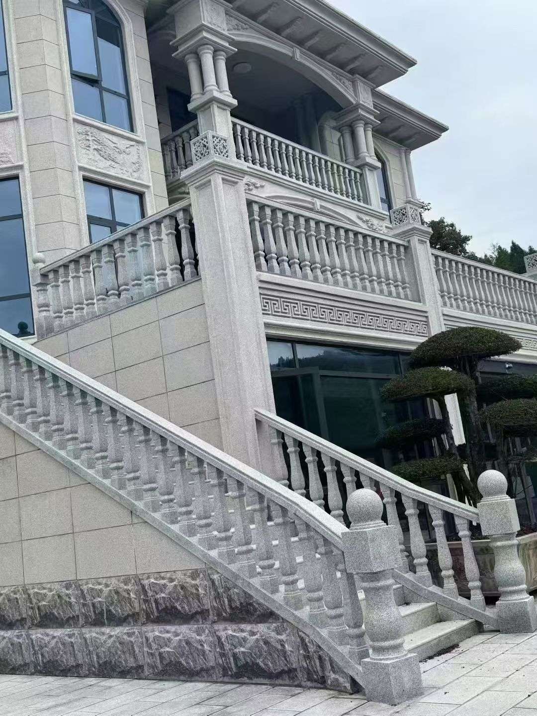 天水 芝麻白别墅，栏杆