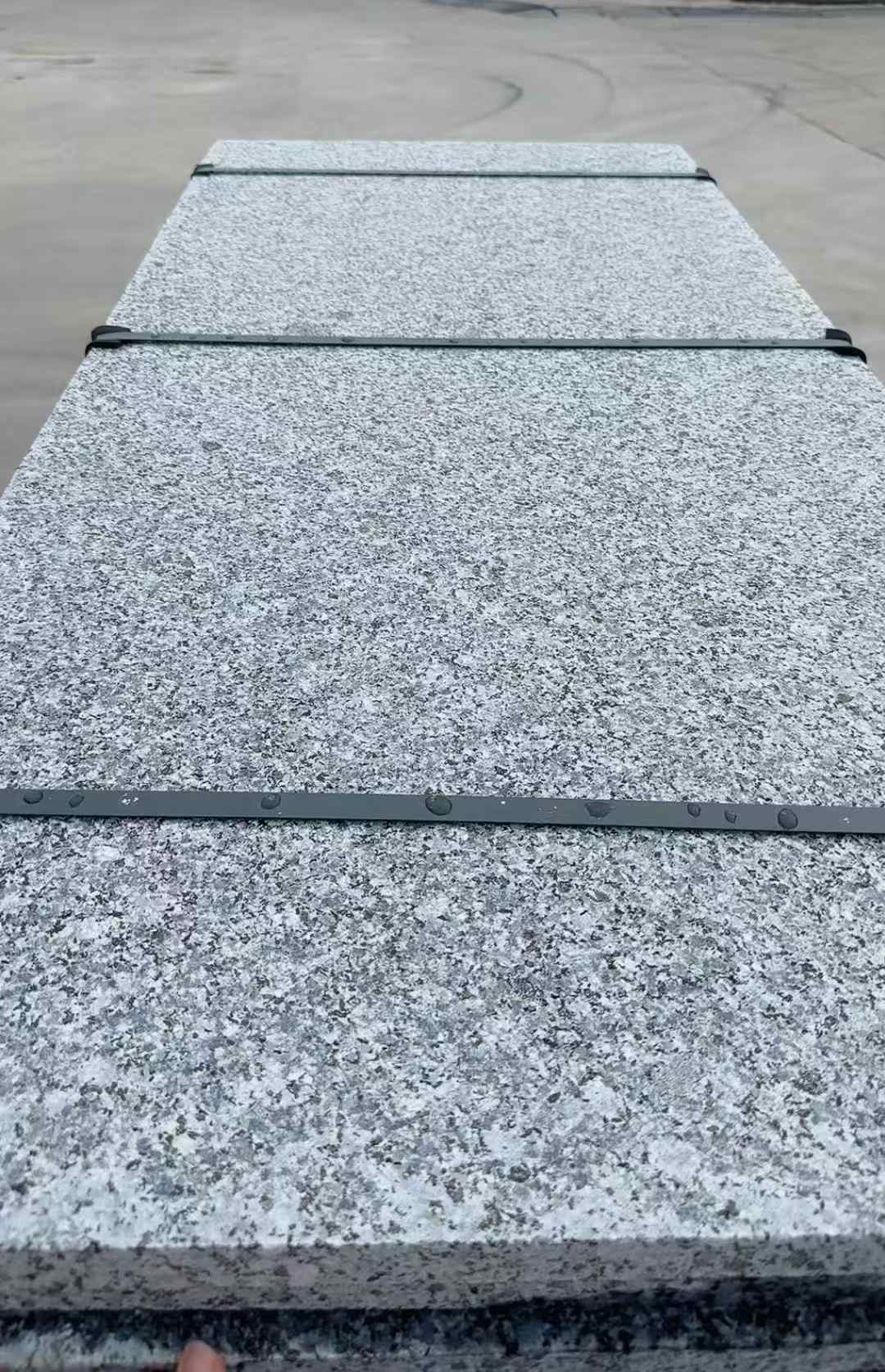 天水 芝麻黑火烧面毛板，条板，半成品