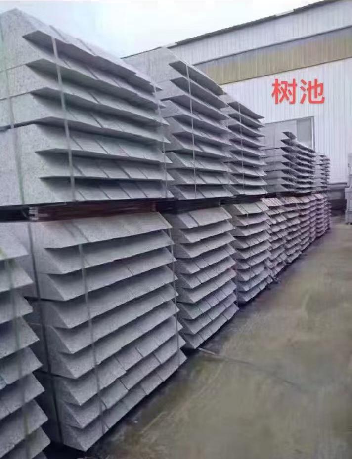 天水 芝麻灰切头树池